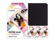 Fujifilm Instax Mini Macaron Frame Instant Film (40 Sheets) & Photo Album