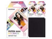 Fujifilm Instax Mini Macaron Frame Instant Film (30 Sheets) with Photo Album