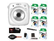 Fujifilm Instax SQ10 Instant Camera (White)  w/SQ10 Film Kit