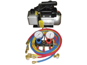 Vacuum Pump and Manifold Gauge Set