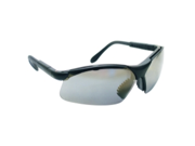 Sidewinders Safety Glasses Black Frames Silver Lens