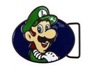 Licensed Nintendo Luigi Belt Buckle  Weight: 2.9oz  Size:  3.75""W X  3.25""H  Made in the USA Material: Nickel and Lead Free Metal Designed to fit a 1.75 â‚¬ W belt  Don't Forget: Add one of our high quality SNAP ON leather belts, at a discounted rate to go with your buckle