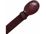 Burgundy Armadillo Leather Belt  Size: 1.5"" W Color:  Burgundy Color Weight: 5.1 oz Material: Full Grain Leather, Genuine Armadillo Leather Belt Made in USA Snap on Belt - for Interchangable Buckles