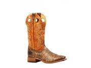 Boulet Western Boots Mens Cowboy Stockman 9.5 1e Rio Brown Piel 3209