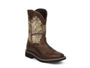 UPC 731871933417 product image for Justin Work Boots Mens Stampede Rugged Waterproof 9 D Tan WK4676 | upcitemdb.com