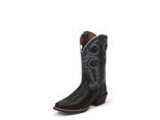 UPC 731871201042 product image for Justin Western Boots Mens Silver Deercow 9 EE Black SV2522 | upcitemdb.com