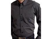 UPC 884426907613 product image for Roper Western Shirt Mens L/S Button Down M Black 03-001-0326-0687 BL | upcitemdb.com