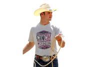 UPC 726126202462 product image for Cinch Western Shirt Mens S/S Tee Basic Ringspun L Gray MTT1690196 | upcitemdb.com