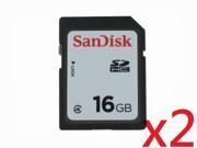 WholeSale 2 piece 16GB 16G SD card SDHC Secure Digital High Capacity Card class 4 C4 for samsung for camera HK049