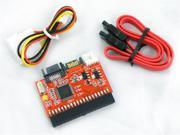 2 in 1 3.5 IDE to SATA Serial ATA SATA to IDE HDD Converter Adapter With Cable