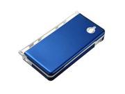 Protective Plastic Aluminium Carry Hard Cover Case For Nintendo DSI NDSi Blue
