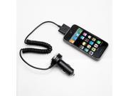 White Auto Car Charger for Apple iPhone 4 4S 4G 3GS iPod Nano Touch