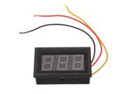 Red LED Panel Voltage Meter Mini Digital Voltmeter DC 0V To 99.9V Motorcycle NEW