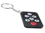 Universal Infrared IR Mini TV Set Remote Control Keychain Key Ring 7 Keys