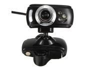 30M HD USB Webcam Camera With Microphone Mic 3 LED for PC Laptop