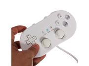 Mini Classic Controller Joypad Gamepad for Nintendo Wii Video Game Remote White
