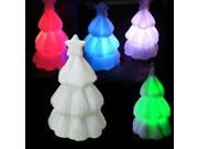 Color Changing Night Light Mini Colorful LED Christmas Tree Decoration Lamp Gift