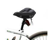 New Cycling Bike Bicycle Seat Cover Soft Thick Silicone Gel Saddle Cushion Pad Black
