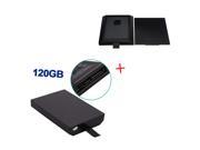 120GB 120G 120 GB Internal HDD Hard Drive Disk Kit Replacement Case Shell For Microsoft Xbox 360 Slim Black