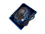 Black USB 2.0 3D Optical Scroll Wheel Mice Mouse For PC Laptop Notebook Computer AULA Waterproof Cool Mouse Pad mat