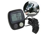 Cycling Bicycle Bike Computer Speedometer Odometer Waterproof Digital LCD Display 14 Functions