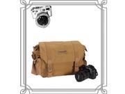 DSLR Camera Bag Shoulder Case for Canon EOS Nikon Sony Olympus Pentax F-2 Canvas
