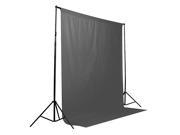 6 x 9 ft Cotton Muslin Photo Backdrop Studio Photography Background Clothes Gray