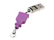 10 pcs 630 Smiling Face Chain Micro SD TF USB 2.0 Memory Card Reader pc laptop