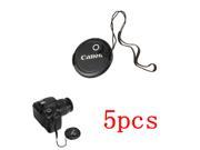 5pcs Lens Strap Cover Cap Keeper Holder Rope for Canon Sony Nikon Pentax DSLR Camera