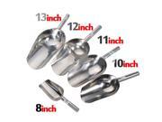 1X 13 Stainless Steel Kitchen Wedding Party Sugar Fruit Candy Dog Pet Food Buffet Bar Ice Scoops Toogs Tool