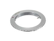 Olympus OM Lens to Canon EOS EF Camera Adapter Ring Silver
