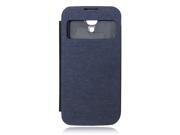 Flip PU Leather Window View Case For Samsung Galaxy S4 i9500