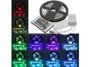 5M 3528 RGB Non Waterproof 300 LED Strip Light 12V DC 24 Key IR Controller Decorate Home Party