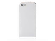 Real Genuine Leather Magnetic Flip Vertical Hard Case Cover For Apple iPhone 5