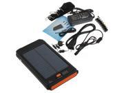 11200mAh Portable Solar Power Battery Charger With LED Flashlight Laptop camcorder MP3/MP4 PDA cell phone GPS digital camera game console DVD player ASUS HP Sam
