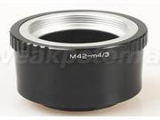 M42 to M4 3 Lens Adapter Ring Micro 42mm Mount M4 3 G1 GH1 GF1 G2 G3 OM EP2 EPL1