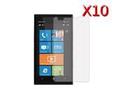 10pcs!! 10x Clear Screen Guard Protector Shield Cover Film For NOKIA Lumia 900 NEW
