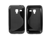 1x Soft Gel Skin S Line Wave TPU Case Cover for Samsung Galaxy Ace Plus S7500