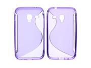 1x Soft Gel Skin S Line Wave TPU Case Cover for Samsung Galaxy Ace Plus S7500