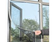 Black DIY Insect Fly Bug Mosquito Door Window Net Mesh Screen Curtain Protector