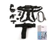 DAZZNE 6in1 Suction Cup Mount Chest Head Strap HDMI Cable for GoPro 1 2 3 3 New