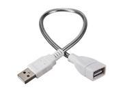 35cm USB power Metal usb hose light lamp extension Cable cord A Female to Male Mobile Power Llaptop USB Charger Installation Of Small Lights