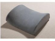 Elastic Band Memory Foam Chair Cushion Lumbar Back Pillow Back Cushion for Home Office Car Relaxing Comfortable Gray