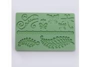 Fern Butterfly Silicone Cake Mould Gum Fondant Lace Paste Cake Decorat Mold