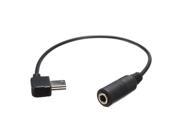 3.5mm Mic Adapter Mini USB to Mic Microphone Adapter Cable for Gopro Camera HD Hero 3 3