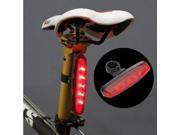 8 Modes 5 LED Cycling Bicycle Bike Caution Safety Warning Rear Tail Light Lamp