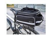 Bike Bicycle Cycle Rear Seat Pannier Rack Expandable Bag Travel Pack Raincover