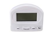 Digital Large LCD Count Down Timer Kitchen Home Count Up Down Alarm Timer White