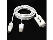 2.5m 8Ft Micro USB HML to HDMI 1080P HDTV Adapter Cable for Samsung Galaxy S2 S3 S4 S5 Samsung Galaxy NOTE NOTE 2 NOTE 3 Tab3 Mega HTC