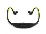 Wireless Stereo Sport Running Headset Headphone Earphone MP3 Music Player Micro SD TF Slot